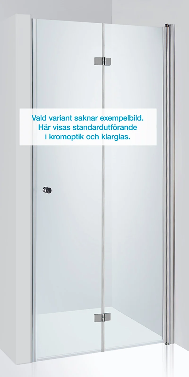 Duschdörr Duschbyggarna Palladium Plus Vikdörr
