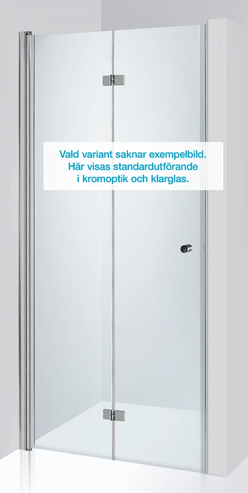 Duschdörr Duschbyggarna Palladium Plus Vikdörr