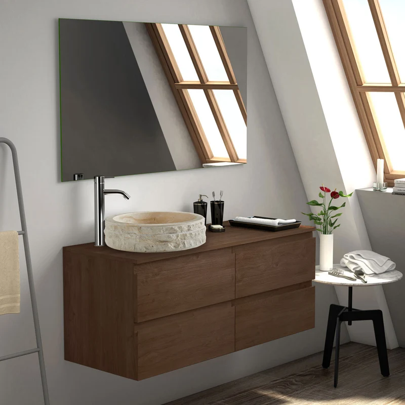 Bänkskiva Tenfors 120x45 cm Valnöt