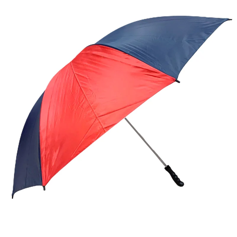 Totes Golf Paraply Raindrops Lång Röd/Marinblå
