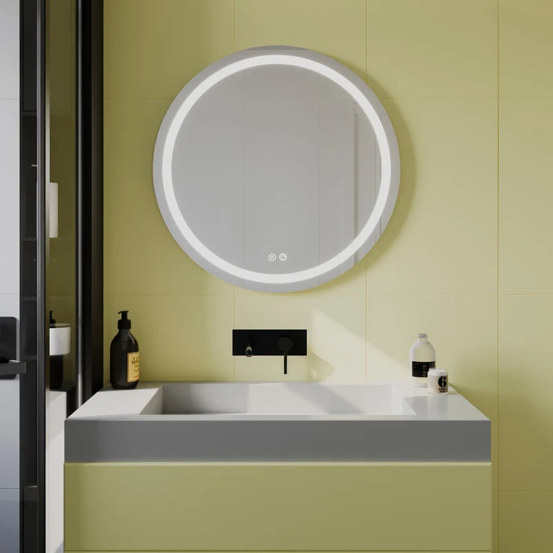 Badrumsspegel Rund Imfri LED 60 cm Tenfors Nova