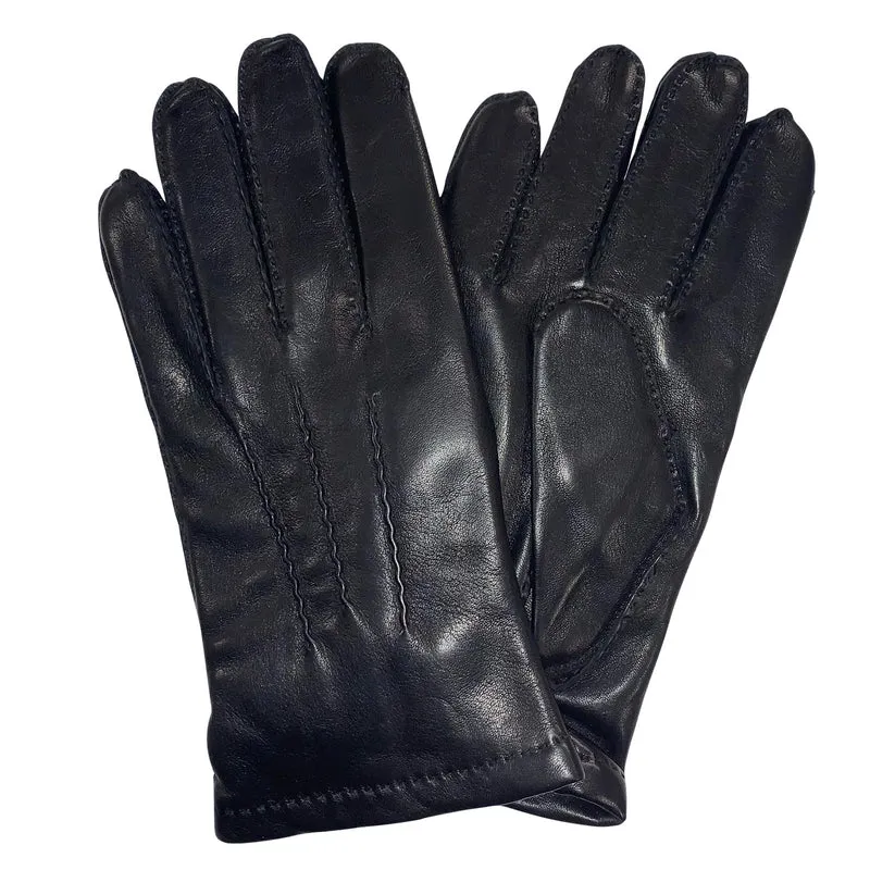 Fingerman S&S Herrhandske Lammskinn Svart