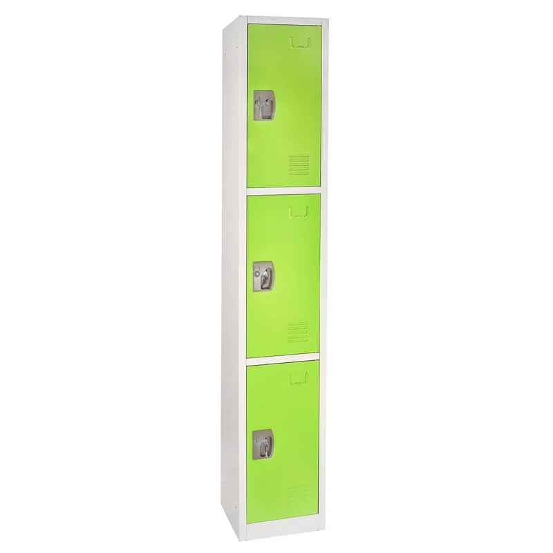 Alpine ADI629-203-GRN 72" Triple Tier Locker, Green