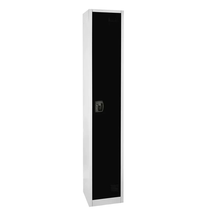 Alpine ADI629-201-BLK 72" Single Tier Locker, Black
