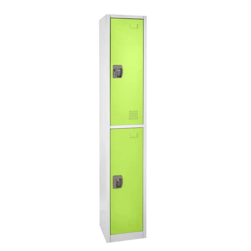 Alpine ADI629-202-GRN 72" Double Tier Locker, Green