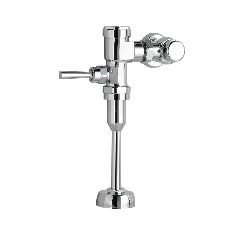American Standard Manual Urinal Flush Valve, Top Spud, 1.0 GPF, 115 In Rough-In, Flush Valve - 6045101.002