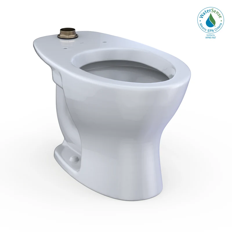 Toto TORNADO FLUSH Commercial Flushometer Floor-Mounted Toilet with CEFIONTECT, Elongated, Cotton White - CT725CUG#01