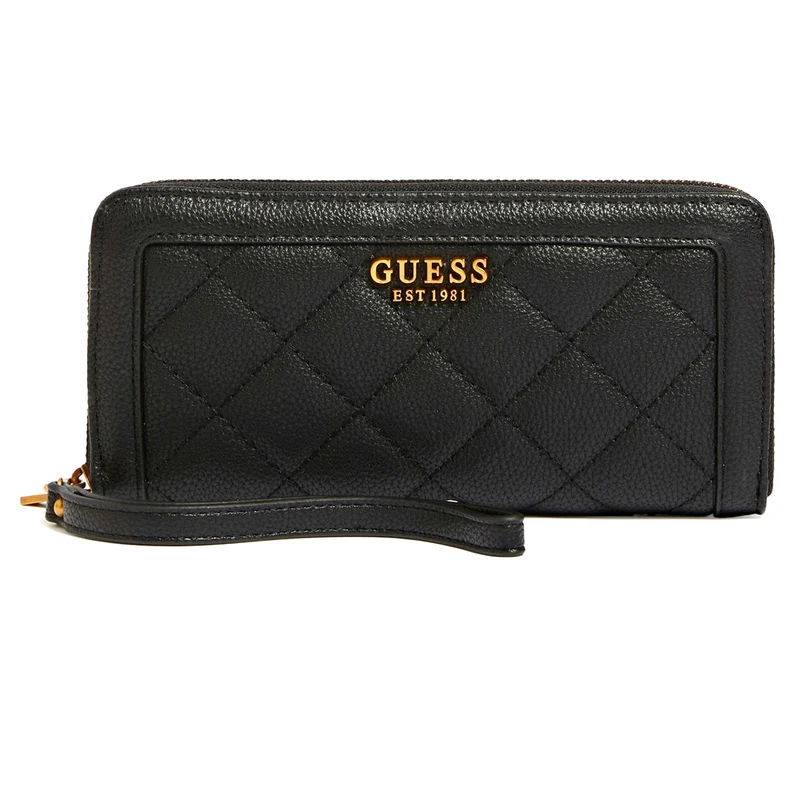 Guess Abey Quiltad Plånbok Svart