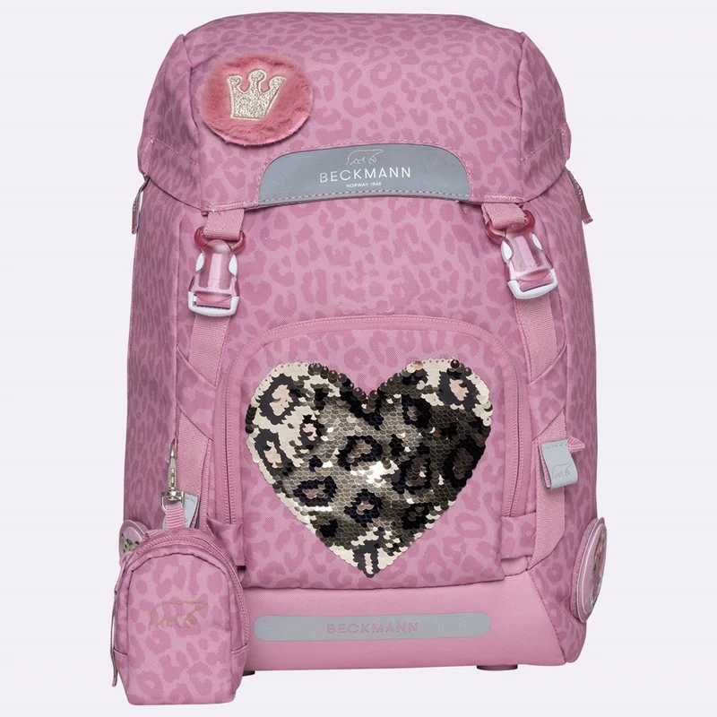 Beckmann 22L Ryggsäck Furry Rosa