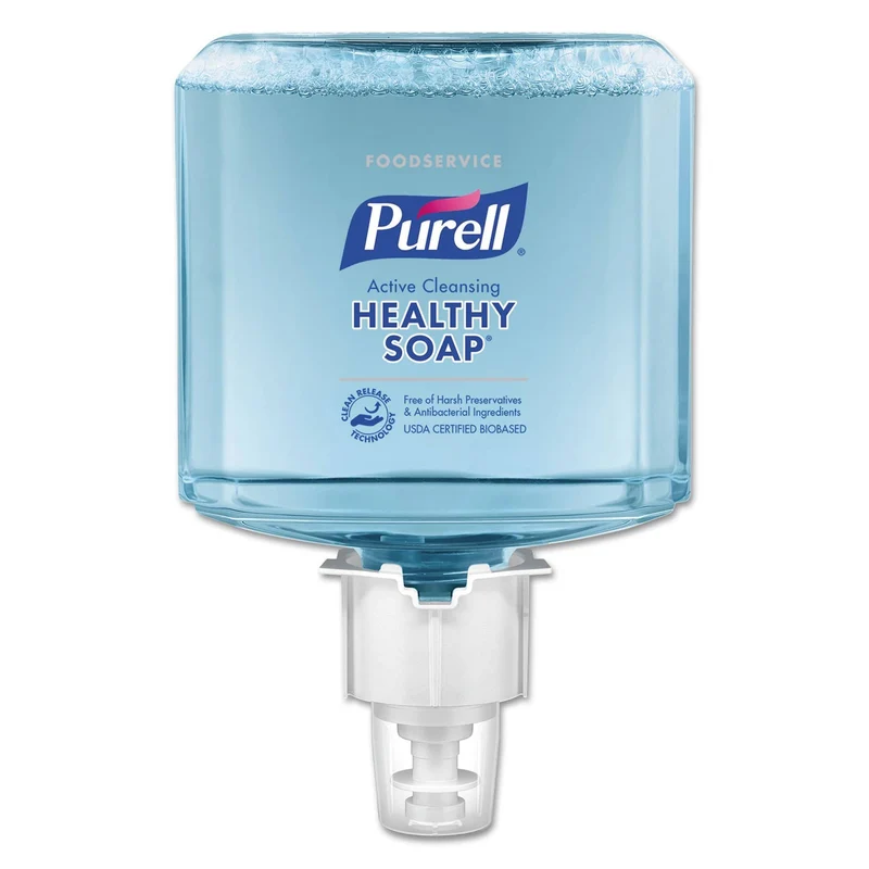Purell Foodservice Healthy Soap Active Cleansing Foam, 1200Ml, For Es4 Dispensers, 2/Ct - GOJ508602