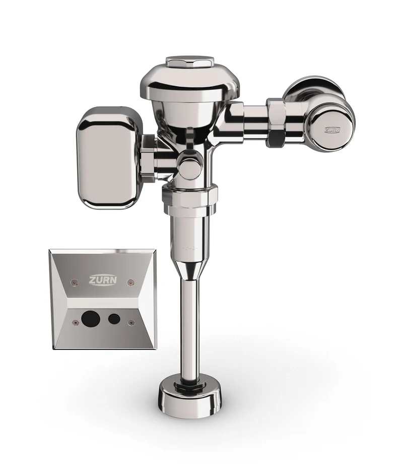 Zurn ZEMS6003AV-ULF.0003 AquaVantage ZEMS Smart," Exposed Sensor Hardwired Diaphragm Urinal Flush Valve with 0.125 gpf and MOB in Chrome