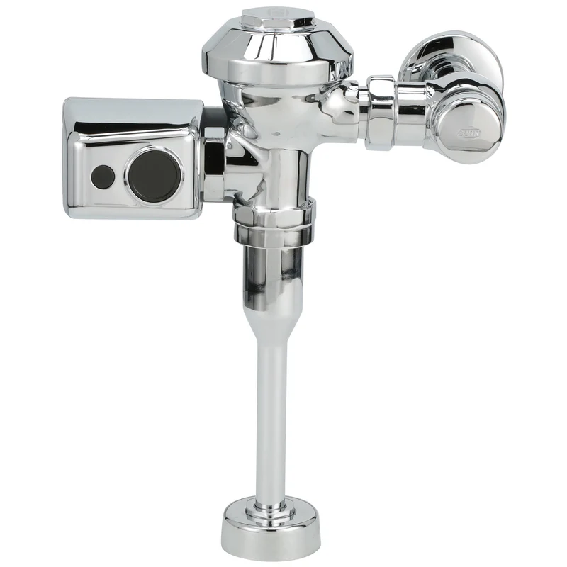 Zurn ZER6003PL-EWS-CPM AquaFlush Plus PL ZER Exposed Sensor Diaphragm Flush Valve with 0.5 GPF and Metal Cover in Chrome