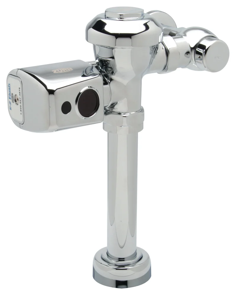 Zurn ZER6000AV-WS1-CCP AquaVantage AV ZER Exposed Sensor Diaphragm Flush Valve with 1.6 GPF and Complete Plated Plastic in Chrome