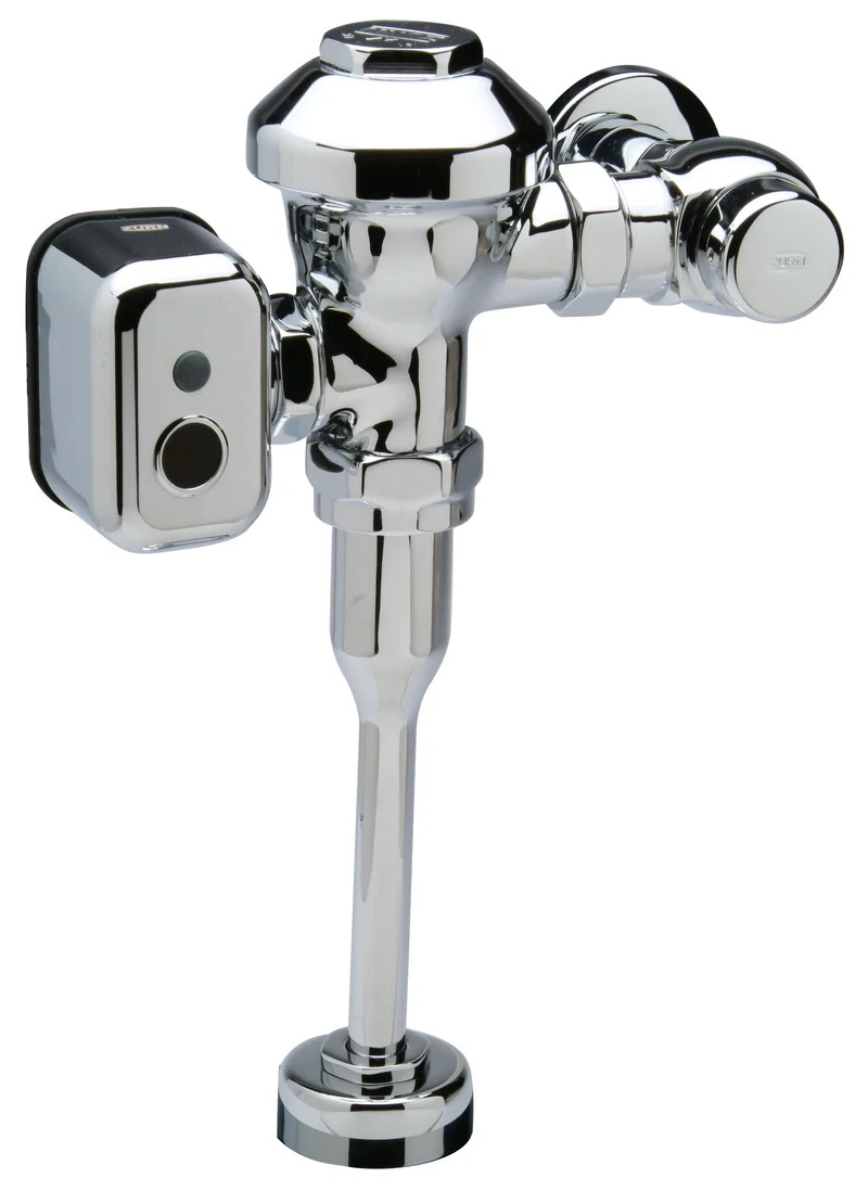 Zurn ZEMS6003PL-ULF-IS AquaFlush Plus ZEMS Exposed Sensor Hardwired Diaphragm Flush Valve with 0.125 gpf and 3/4" Top Spud in Chrome