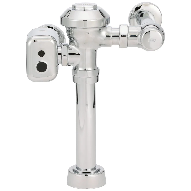 Zurn ZEMS6003PL-WS1-IS AquaFlush Plus ZEMS Exposed Sensor Hardwired Diaphragm Flush Valve with 1.0 gpf and 3/4" Top Spud in Chrome