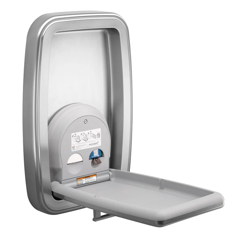 Koala Kare KB311-SSWM Vertical Stainless Steel Surface-Mounted Baby Changing Station