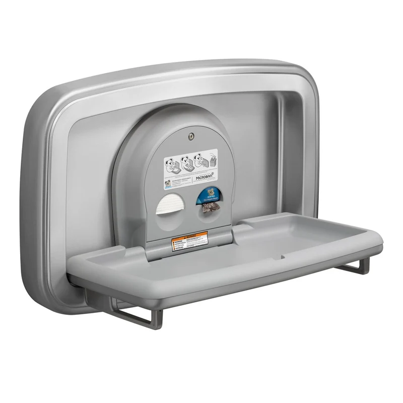 Koala Kare KB310-SSWM Baby Changing Station (Surface-Mount) Horizontal, Stainless Steel