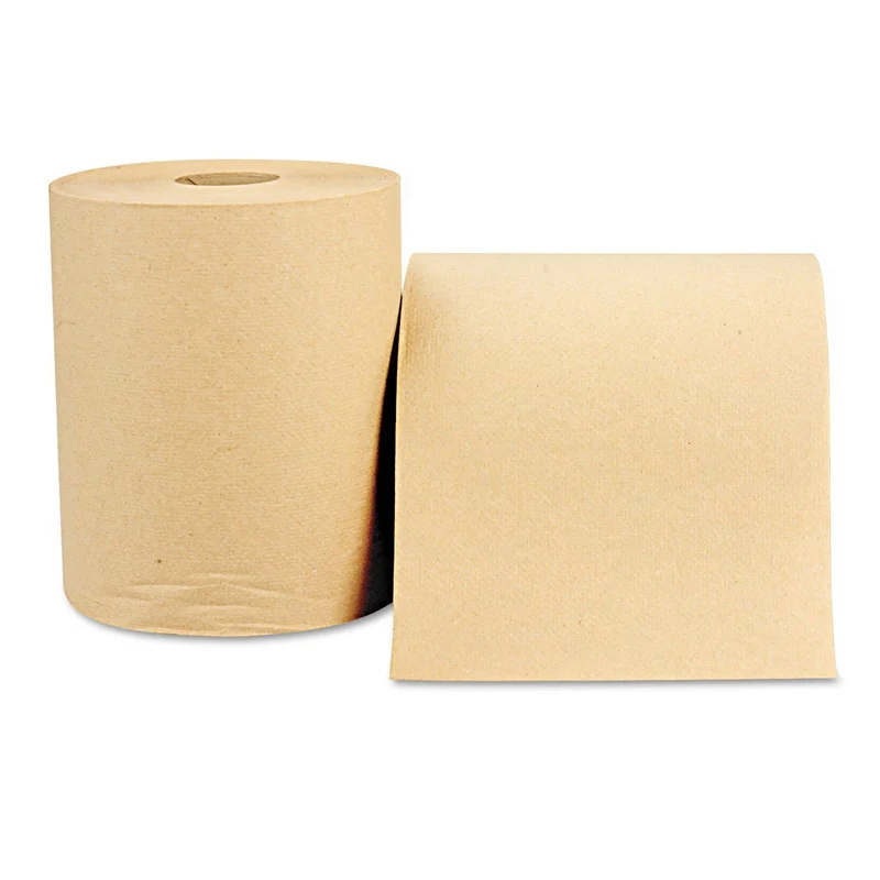 Windsoft Hardwound Roll, Towels, 8 X 600 Ft, Natural, 12 Rolls/Carton - WIN1180