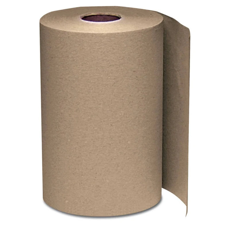 Windsoft Hardwound Roll Towels, 8 X 350 Ft, Natural, 12 Rolls/Carton - WIN108