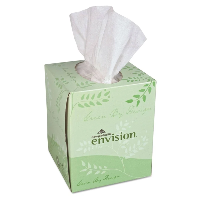 Georgia Pacific Facial Tissue, 2-Ply, White, 85 Sheets/Box, 36 Boxes/Carton - GPC47510