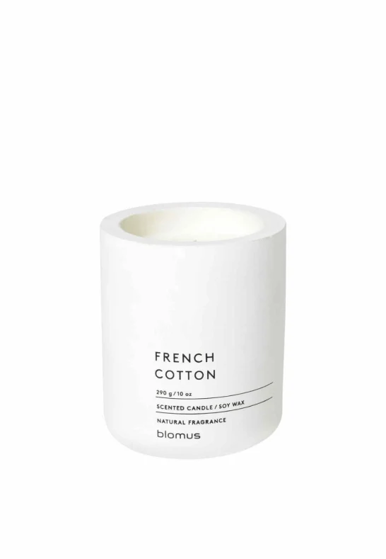 Fraga Doftljus French Cotton Ø9 cm Lily White