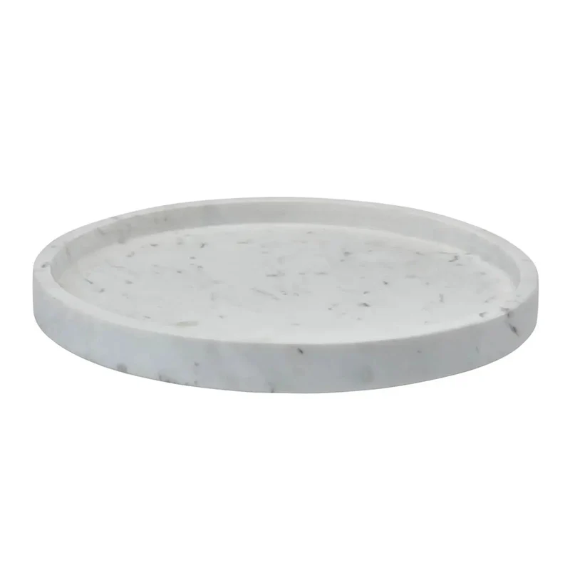 Hammam rund bakke - hvid