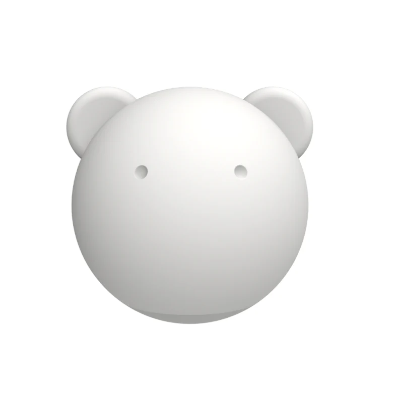 Blob Kids LED-Lampa Trådlös Vit/Moon Grey