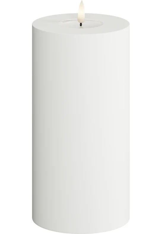 LED Blockljus Utomhus Vit 10x20 cm