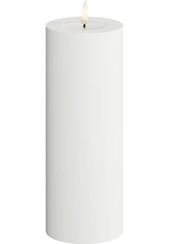 LED Blockljus Utomhus Vit 7,5x20 cm