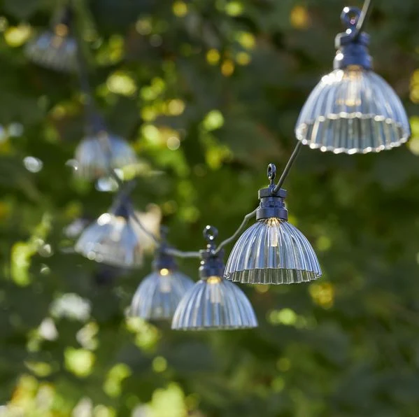 Trädgårdsbelysning ljusslinga Circus Shade 495 cm