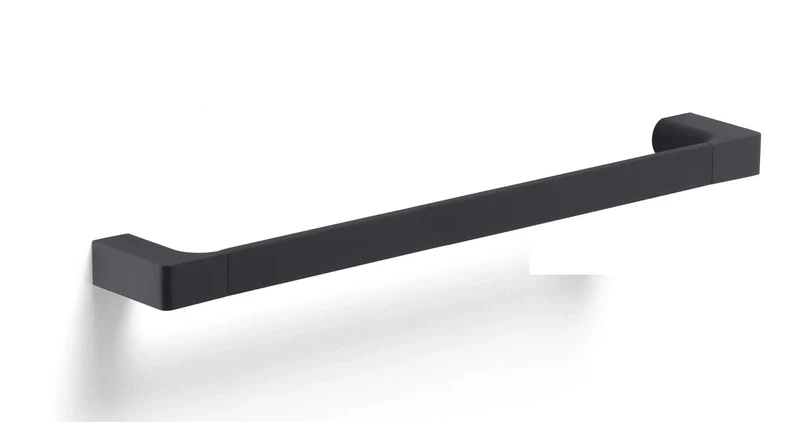 Piren håndklædestang 60 cm - Sort