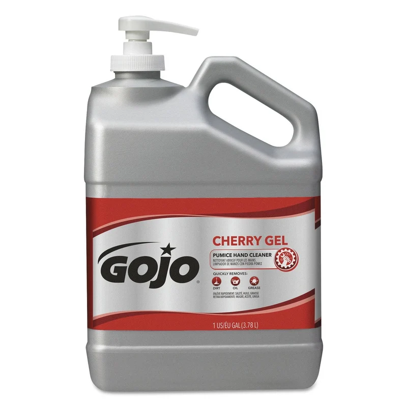 Gojo Cherry Gel Pumice Hand Cleaner, 1Gal Bottle, 2/Carton - GOJ235802