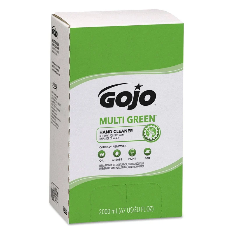 Gojo Multi Green Hand Cleaner Refill, 2000Ml, Citrus Scent, Green, 4/Carton - GOJ7265