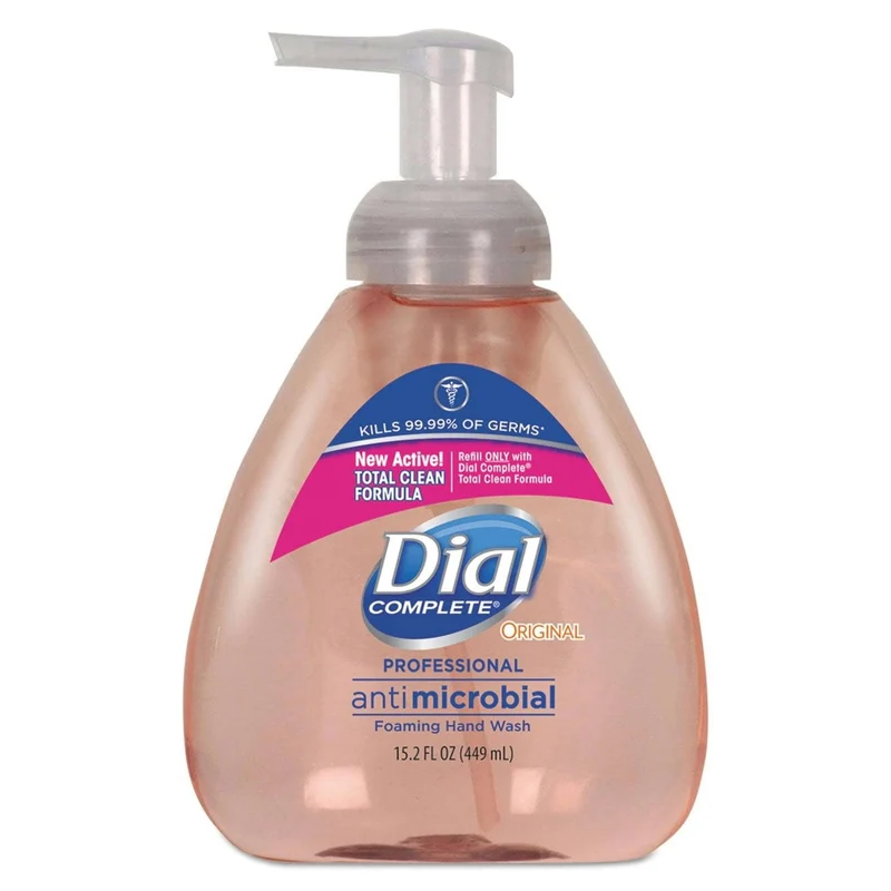 Dial Antibacterial Foaming Hand Wash, Original, 15.2 Oz Pump, 4/carton - DIA98606
