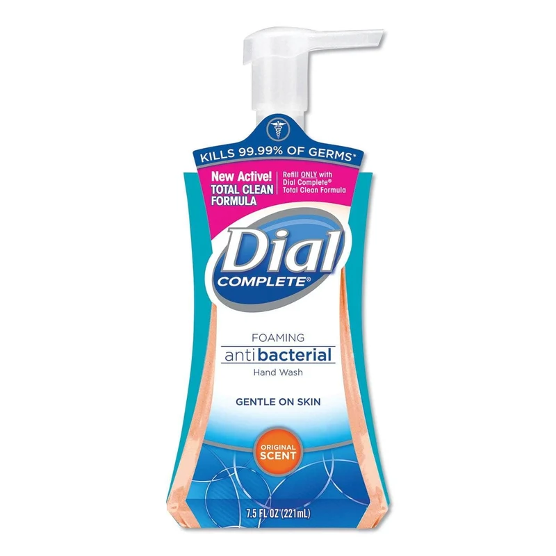 Dial Antibacterial Foaming Hand Wash, Original, 7.5 Oz Pump, 8/carton - DIA02936CT