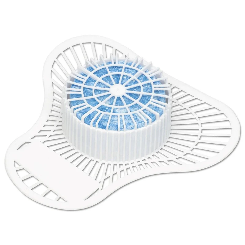 Big D Industries Non-Para Urinal Screen, Lasts 30 Days, White, Evergreen Fragrance, 12/Box - BGD660