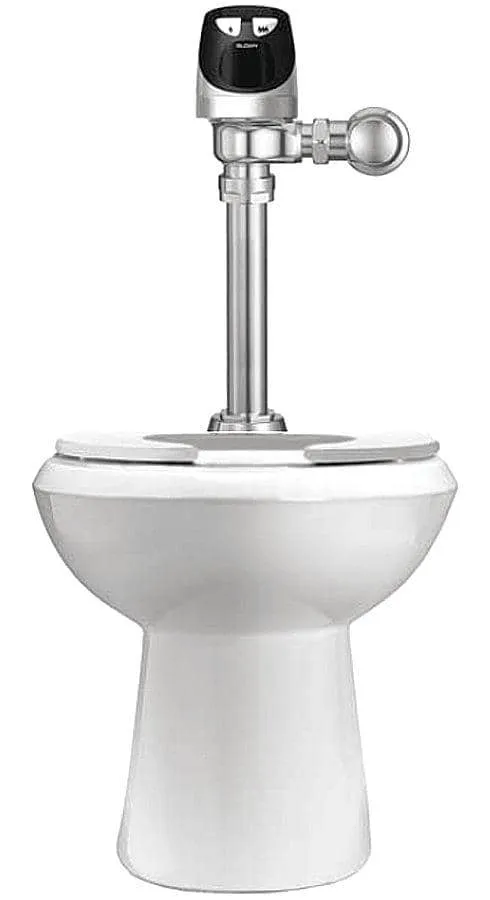 Sloan WETS2002.1201 Efficiency Series Two Piece Flushometer Toilet, 1.6/1