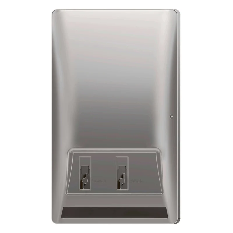 Bradley 4A20-1145 Commercial Restroom Sanitary Napkin/ Tampon Dispenser, 25 Cents, Surface-Mounted, Stainless Steel