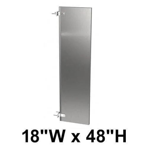 Bradley (Stainless Steel) Urinal Privacy Screen (18"W x 48"H) - S474-18C