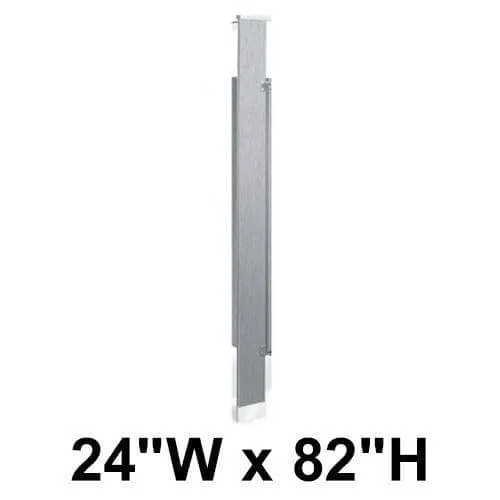 Bradley (Stainless Steel) Toilet Partition Pilaster (24"W x 82"H) S479-24