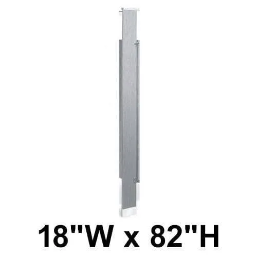 Bradley (Stainless Steel) Toilet Partition Pilaster (18"W x 82"H) S479-18