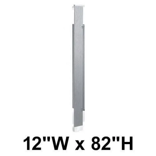 Bradley (Stainless Steel) Toilet Partition Pilaster (12"W x 82"H) S479-12