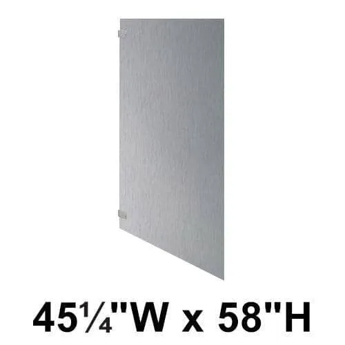 Bradley (Stainless Steel) Toilet Partition Panel (45-1/4"W x 58"H) S440-48C