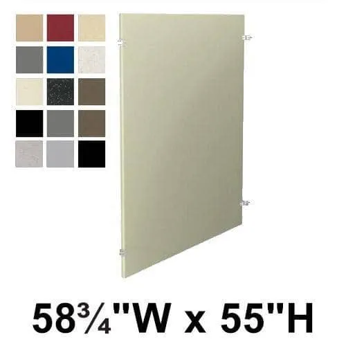 Bradley (Plastic) Toilet Partition Panel (58-3/4"W x 55"H) - P440-62