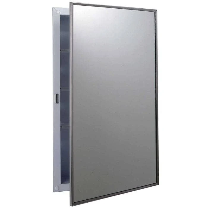 Bobrick B-397 Commercial Medicine Cabinet, Recessed-Mounted, Steel