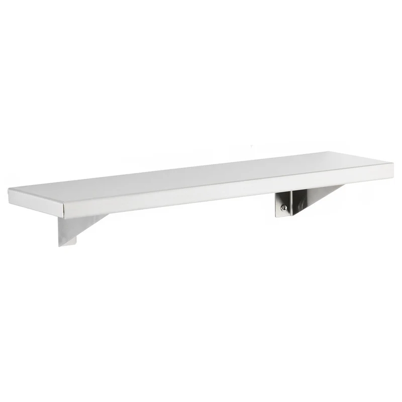 Bobrick B-295x18 Commercial Restroom Shelf, 5"W x 18"L, Stainless Steel w/ Satin Finish