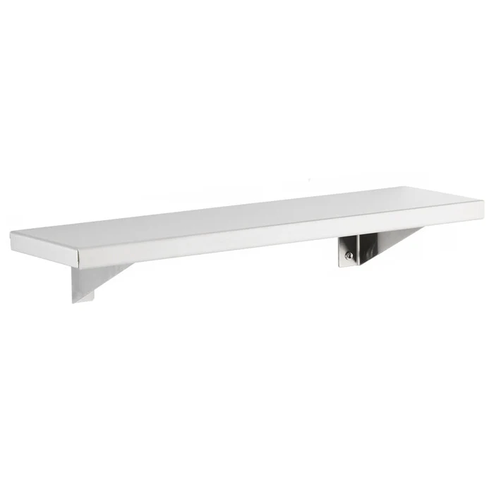 Bobrick B-295x24 Commercial Restroom Shelf, 5"W x 24"L, Stainless Steel w/ Satin Finish B