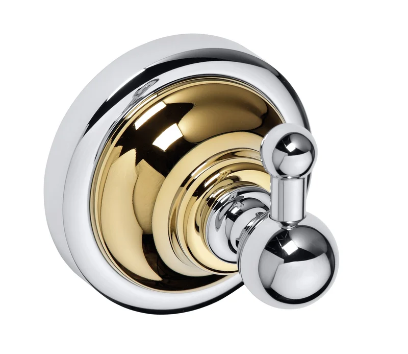 Handdukskrok Duschbyggarna CLASSIC KROM/GULD