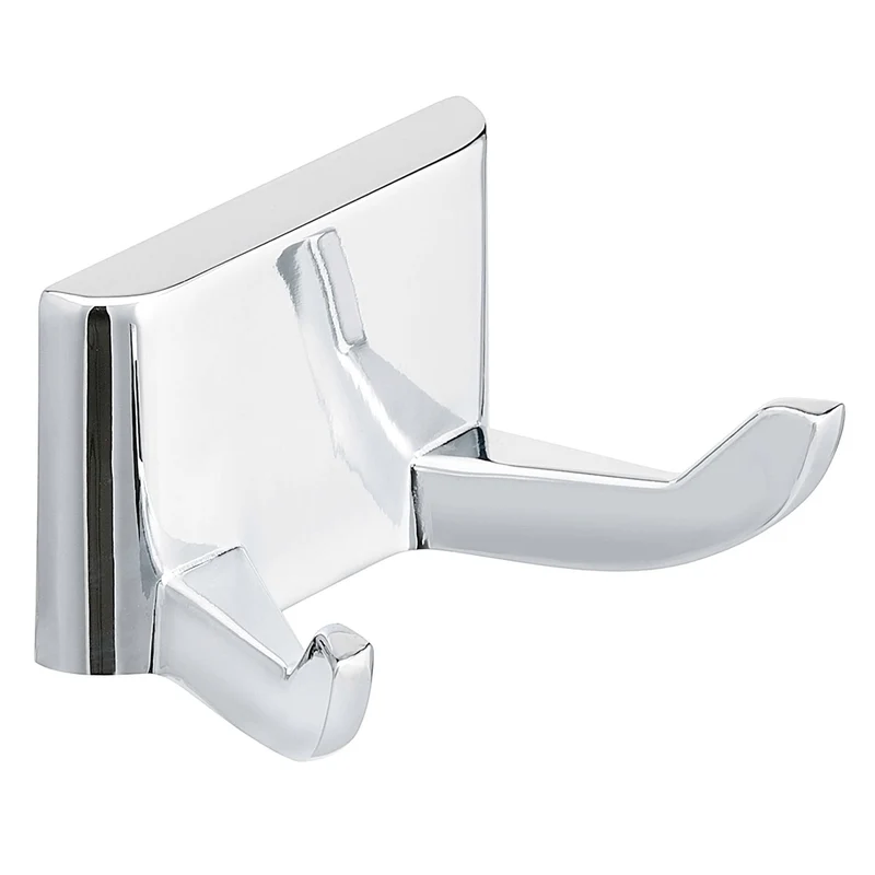 Bradley 932-00 Double Robe Hook Zamac w/ Chrome Finish