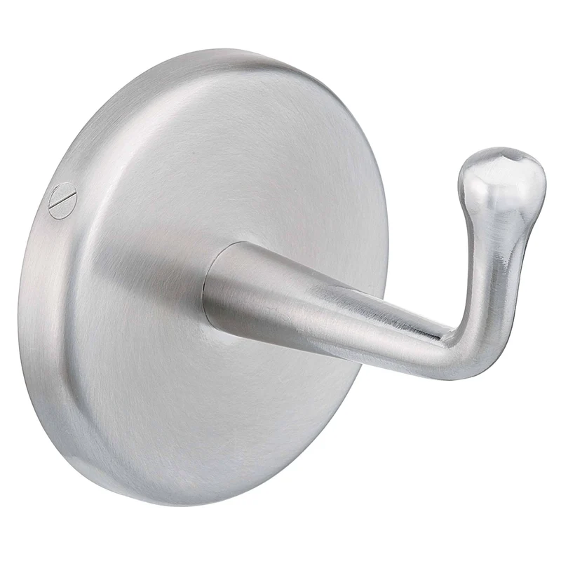 Bradley 9119-00 Single Robe Hook, Stainless Steel w/ Bright Chrome Finish